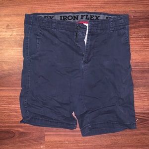 Navy work shorts by Iron Flex!
